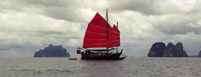 June Bahtra - Spirit of Phang Nga Bay Cruise - Red sails