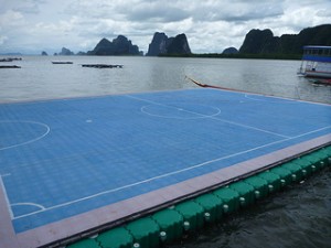 Floating Football Pitch